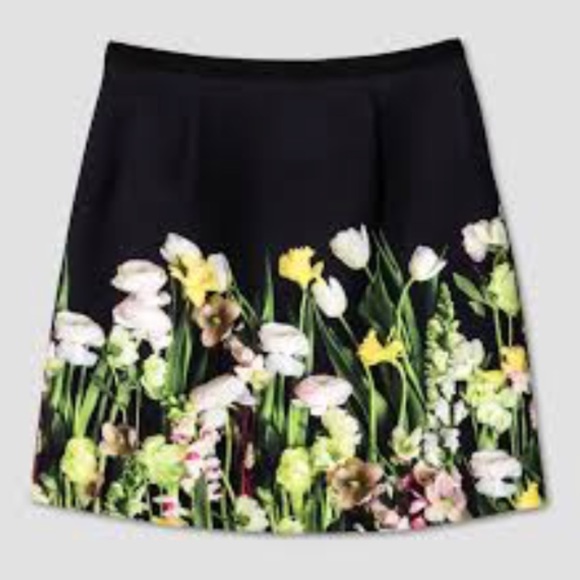 Victoria Beckham for Target Satin Floral Skirt - Picture 2 of 4